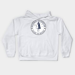 Baikonur Kazakhstan Explore the universe logo Kids Hoodie